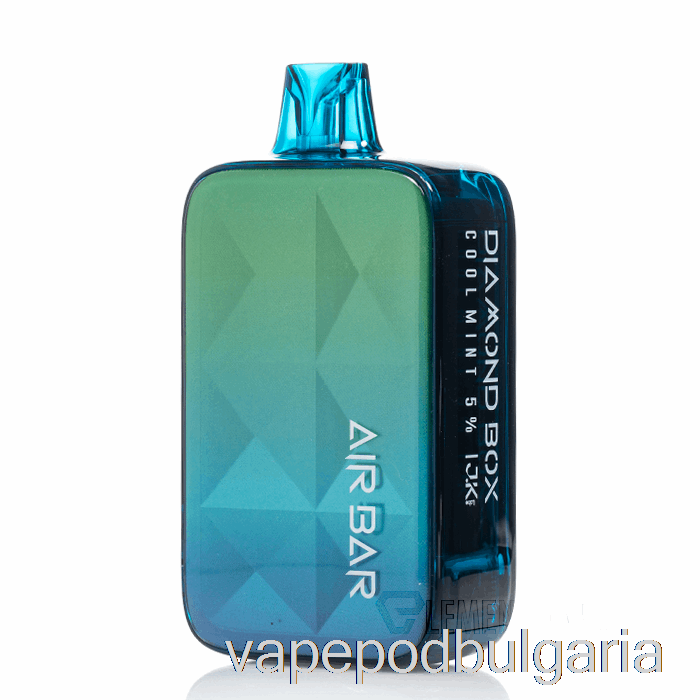 Vape Bulgaria Air Bar Diamond Box 20000 еднократна готина мента